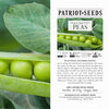 Heirloom Oregon Sugar Pod #2 Pea Seeds (28.375g) by Patriot Seeds