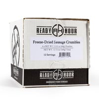 Thumbnail for Freeze-Dried Pork Sausage Crumbles Case Pack (12 servings, 6 pack)