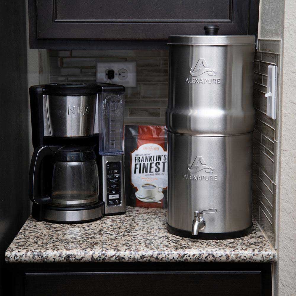 Alexapure Pro Super Flow Water Filtration Kit (4x water filtration)