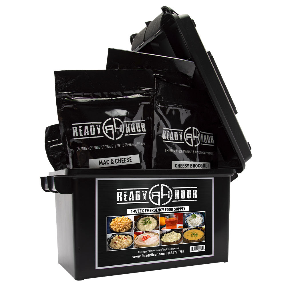1-Week Food Supply Ammo Can (2,000+ calories/day) -  Get Prepped Special
