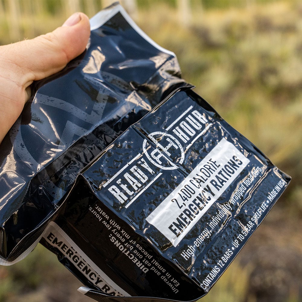 Emergency Ration Bars + Water Pouches Bundle