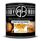 Canister of Ready Hour peanut butter powder
