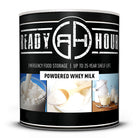 Canister of Ready Hour powdered whey milk