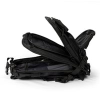 Thumbnail for Compact and lightweight emergency backpack for bug-out and survival situations folded out to demostrate the inner pockets and sections