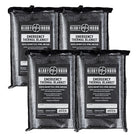 Four black emergency thermal blankets from Ready 4 Hour, arranged in a 2x2 grid on a plain white background.