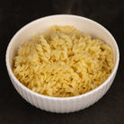 Instant Rotini Pasta in a bowl.