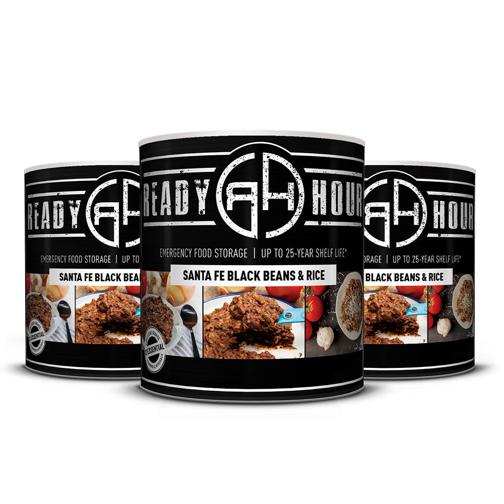 Santa Fe Black Beans and Rice | Ready Hour Bulk Survival Food Can ...