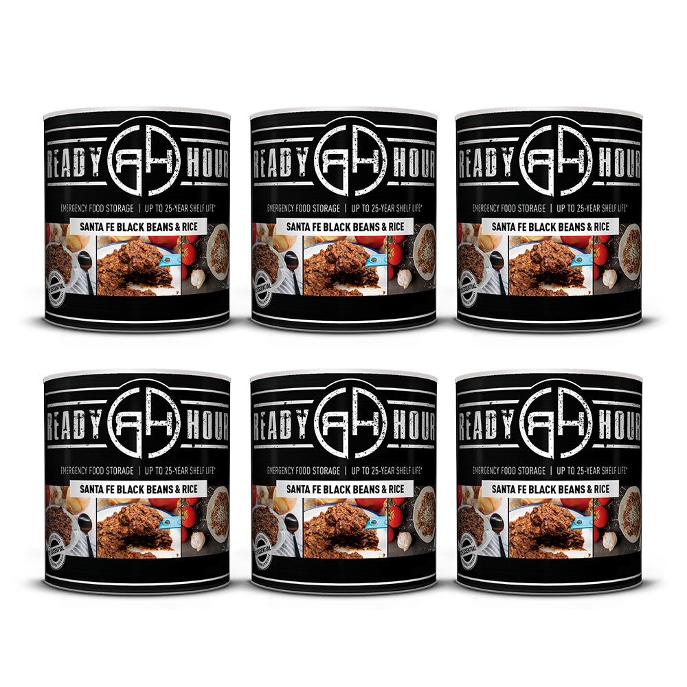 Santa Fe Black Beans and Rice | Ready Hour Bulk Survival Food Can ...