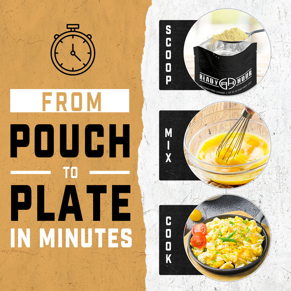 Scrambled Egg Mix (6 pouches, 72 servings)