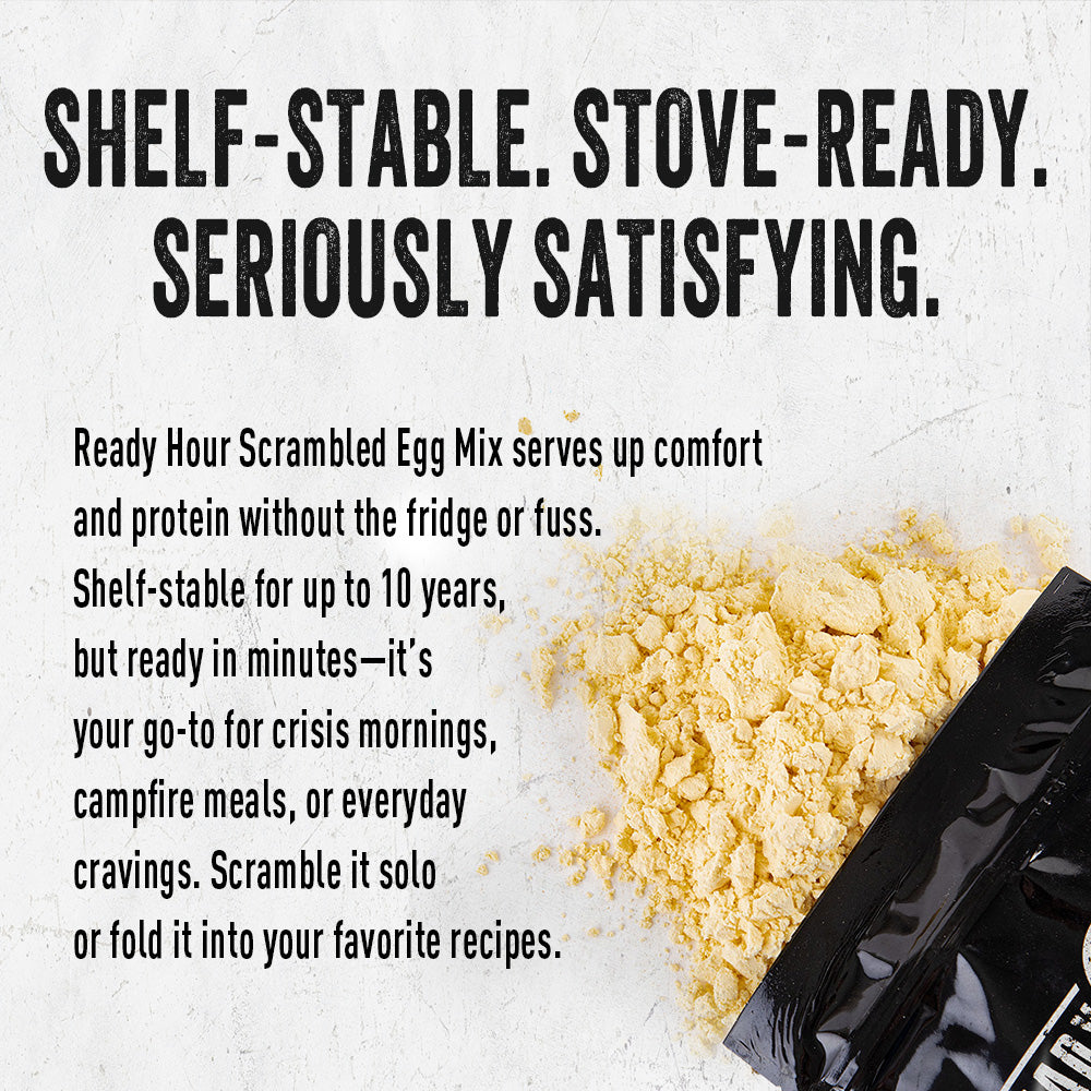 Scrambled Egg Mix (6 pouches, 72 servings)