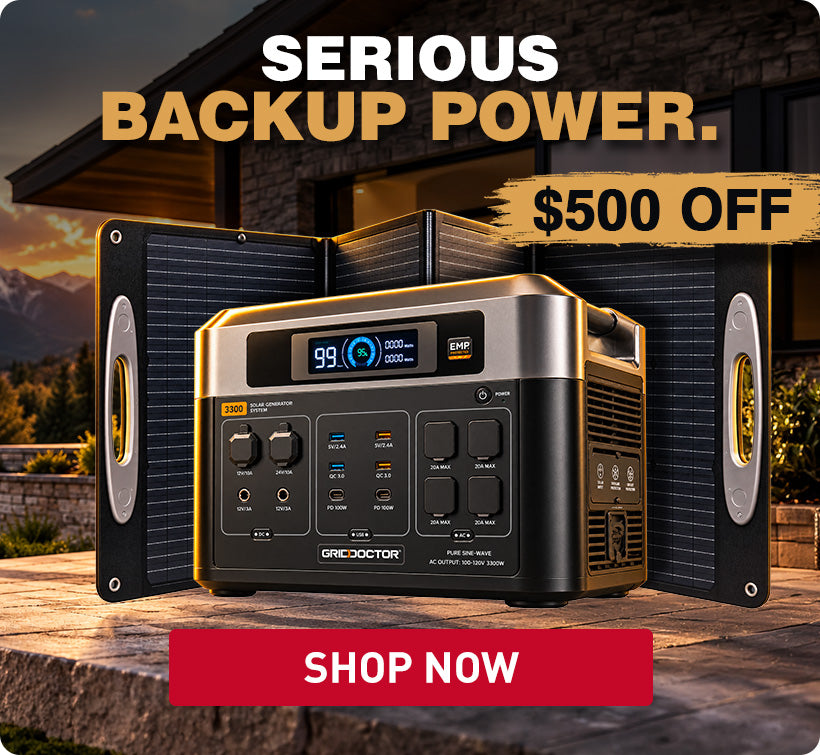 $500 Off the Grid Doctor 3300