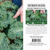 Thumbnail for dwarf siberian kale product label