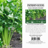 Thumbnail for tall utah celery seeds package label