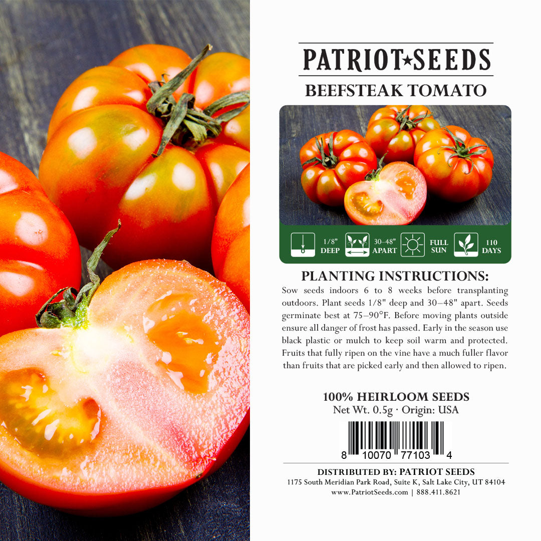 beefsteak plant seeds Tomato: Beefsteak Seeds | Heirloom, Non-GMO
