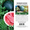 heirloom sugar baby watermelon package label