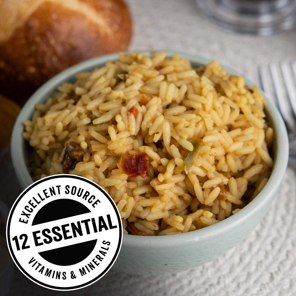 Freeze-Dried Chicken & Southwest Savory Rice Kit (10 pouches, 44 servings)