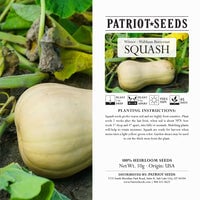 Thumbnail for Heirloom Waltham Butternut Squash Seeds (10g) by Patriot Seeds