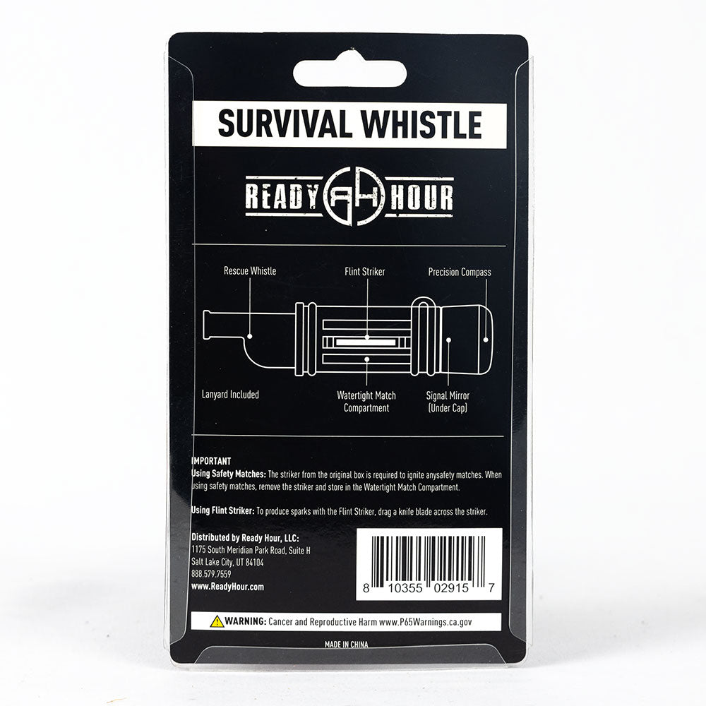 5-in-1 Survival Aid Tool and Whistle by Ready Hour