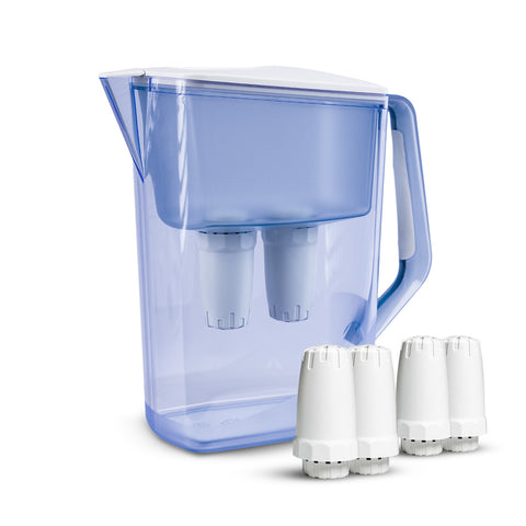Image of Alexapure Pitcher Water Filter Bundle with 2 BONUS Replacement Filter Packs