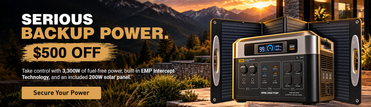 $500 Off the Grid Doctor 3300