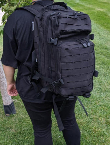 Image of Black Tactical Backpack