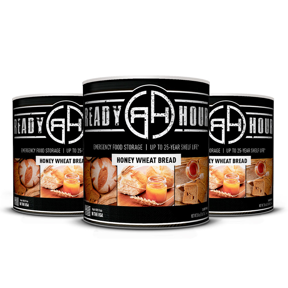 Honey Wheat Bread Mix #10 Cans (108 Servings, 3-pack)