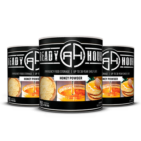 Image of Honey Powder #10 Cans (1,020 total servings, 3-pack)