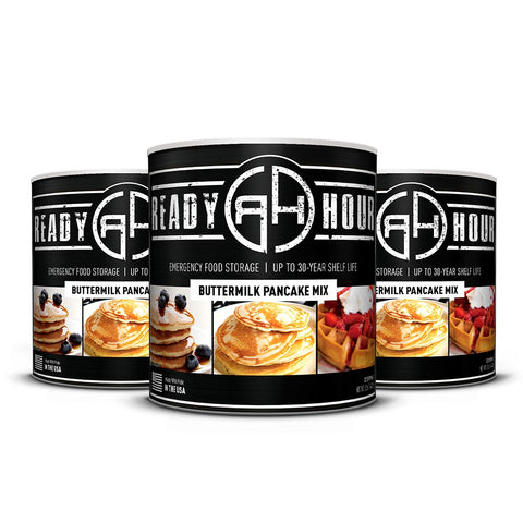Image of Buttermilk Pancake Mix #10 Cans (96 total servings 3-pack)