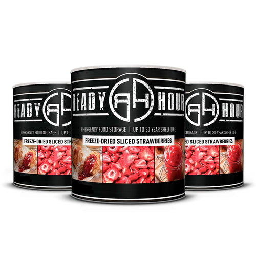 Freeze-Dried Sliced Strawberries #10 Can (46 servings)