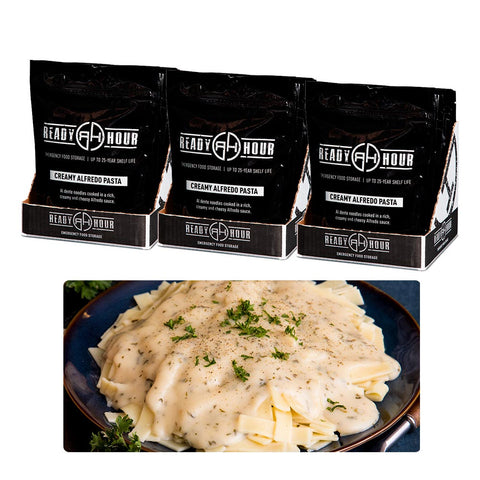 Image of Creamy Alfredo Pasta Case Pack 3-Box Kit (72 total servings, 18 pk.)