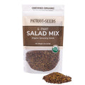 Organic 4-Part Salad Sprouting Seeds Mix by Patriot Seeds (4 ounces)