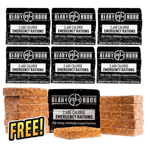 Image of 4-Week Emergency Food Supply Plus 1 FREE Week of Emergency Ration Bars
