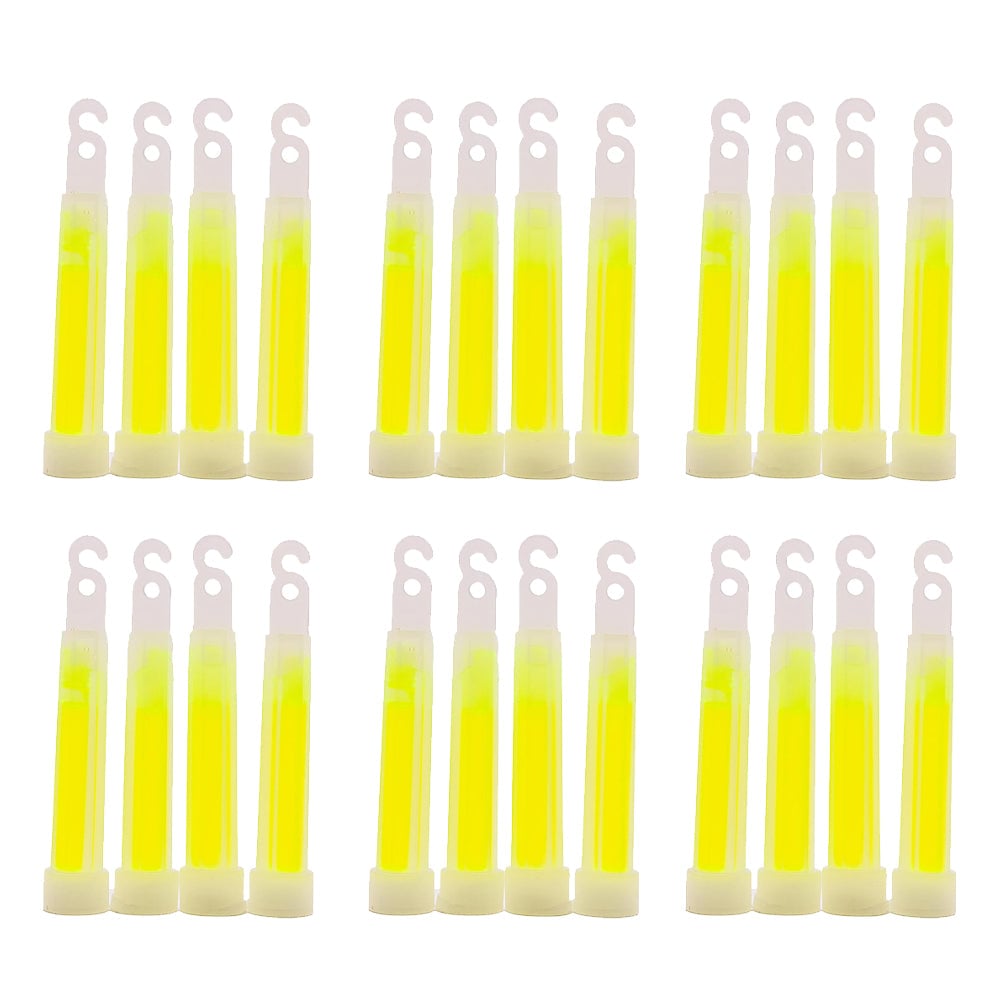 4" Green Light Glow Sticks (24 sticks, 6 packs)