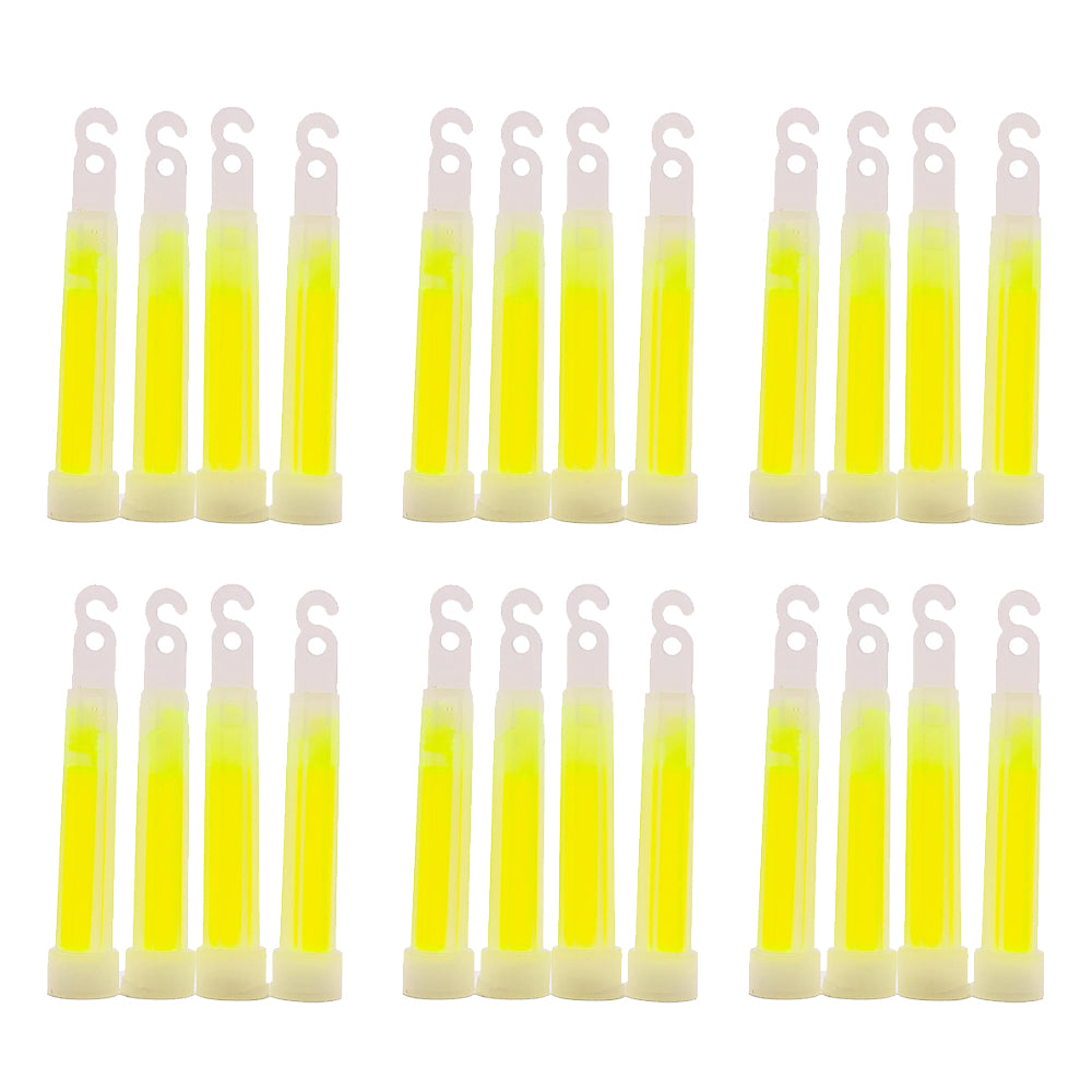 Twenty-Four 4" Green Light Glow Sticks (6 packs)