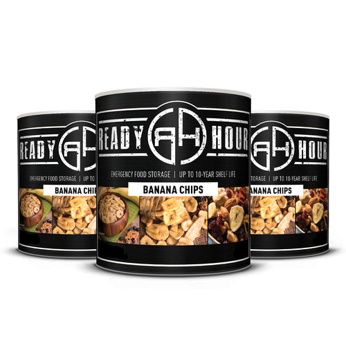 3-PACK RH #10 CAN Banana Chips (24 servings) 