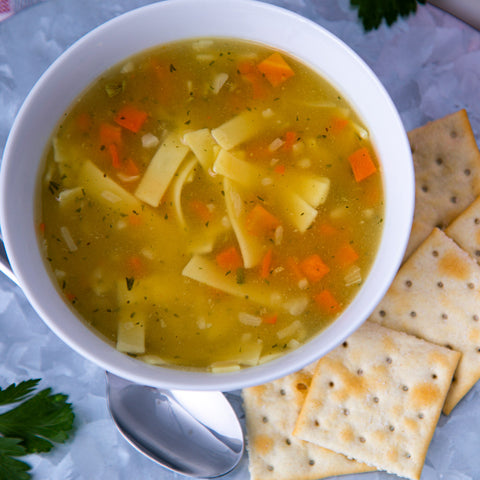 Image of Chicken Flavored Noodle Soup #10 Can (20 servings)