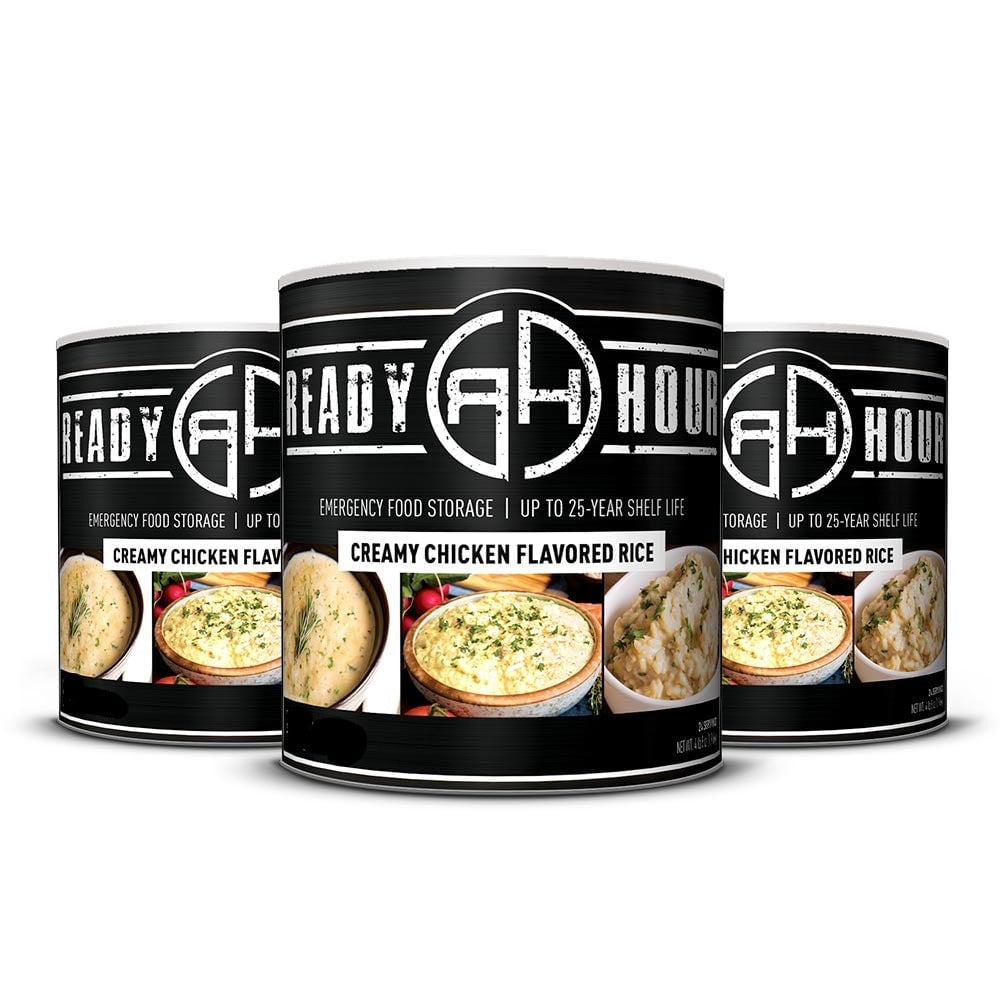 Creamy Chicken Flavored Rice #10 Cans 3-Pack (56 total servings)