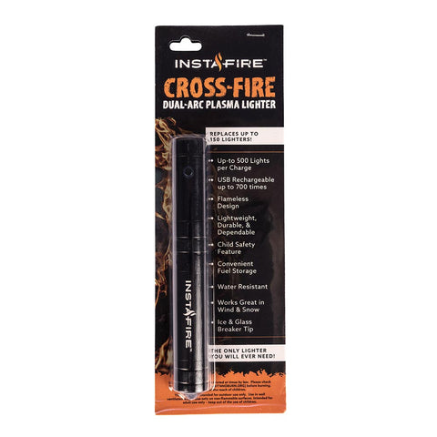 Cross-Fire Plasma Lighter by InstaFire (Thank You Offer)