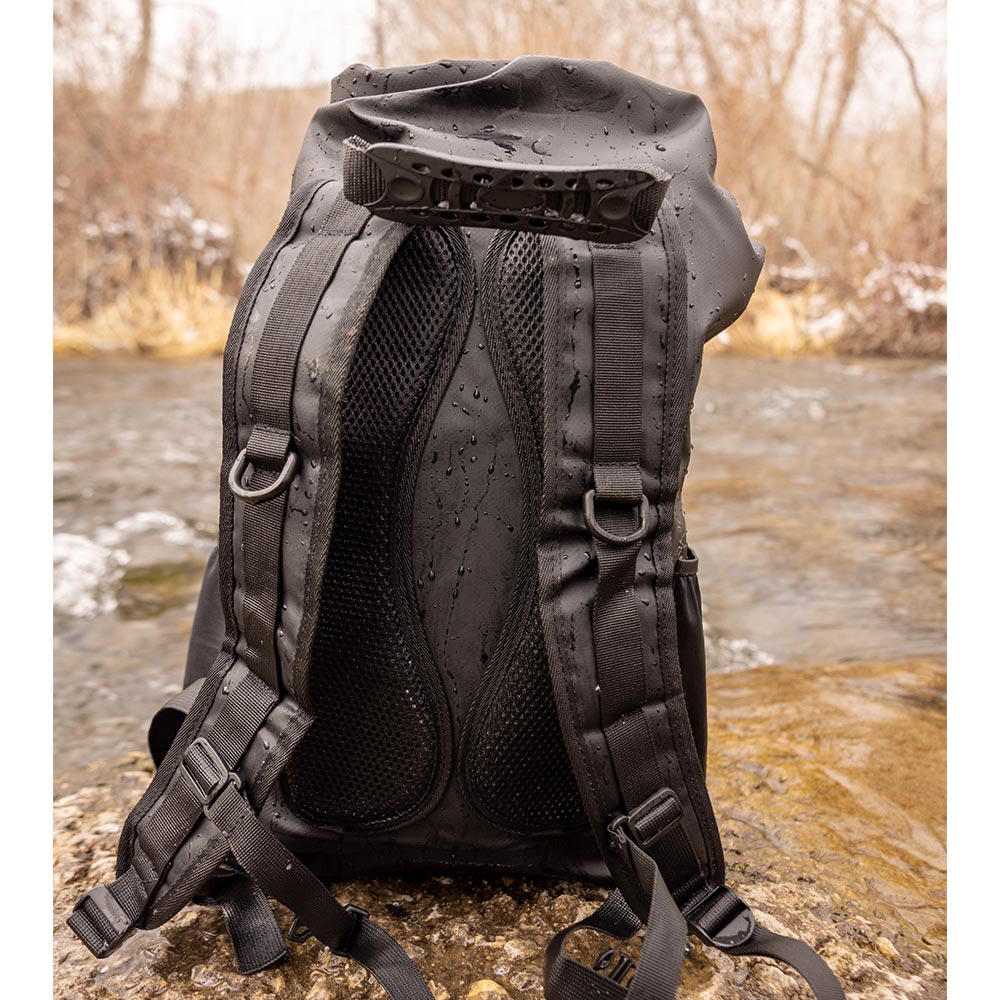 Waterproof backpack with mass kit 24-karat gold plated brass