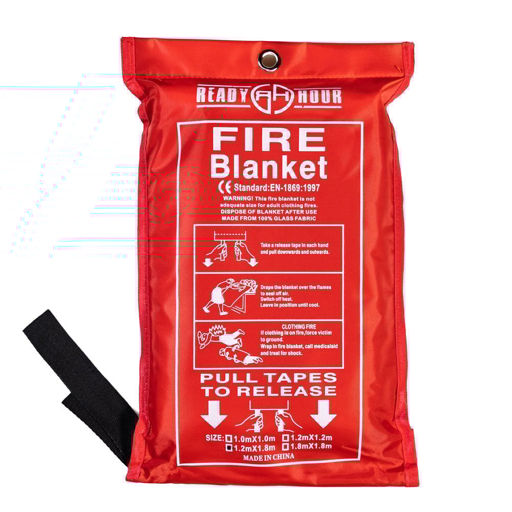 Fire Evacuation Mask & Fire Blanket by Ready Hour