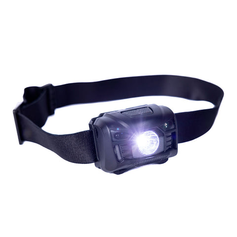Rechargeable Headlamp with Motion-Sensor Activated Sensor by Ready Hour