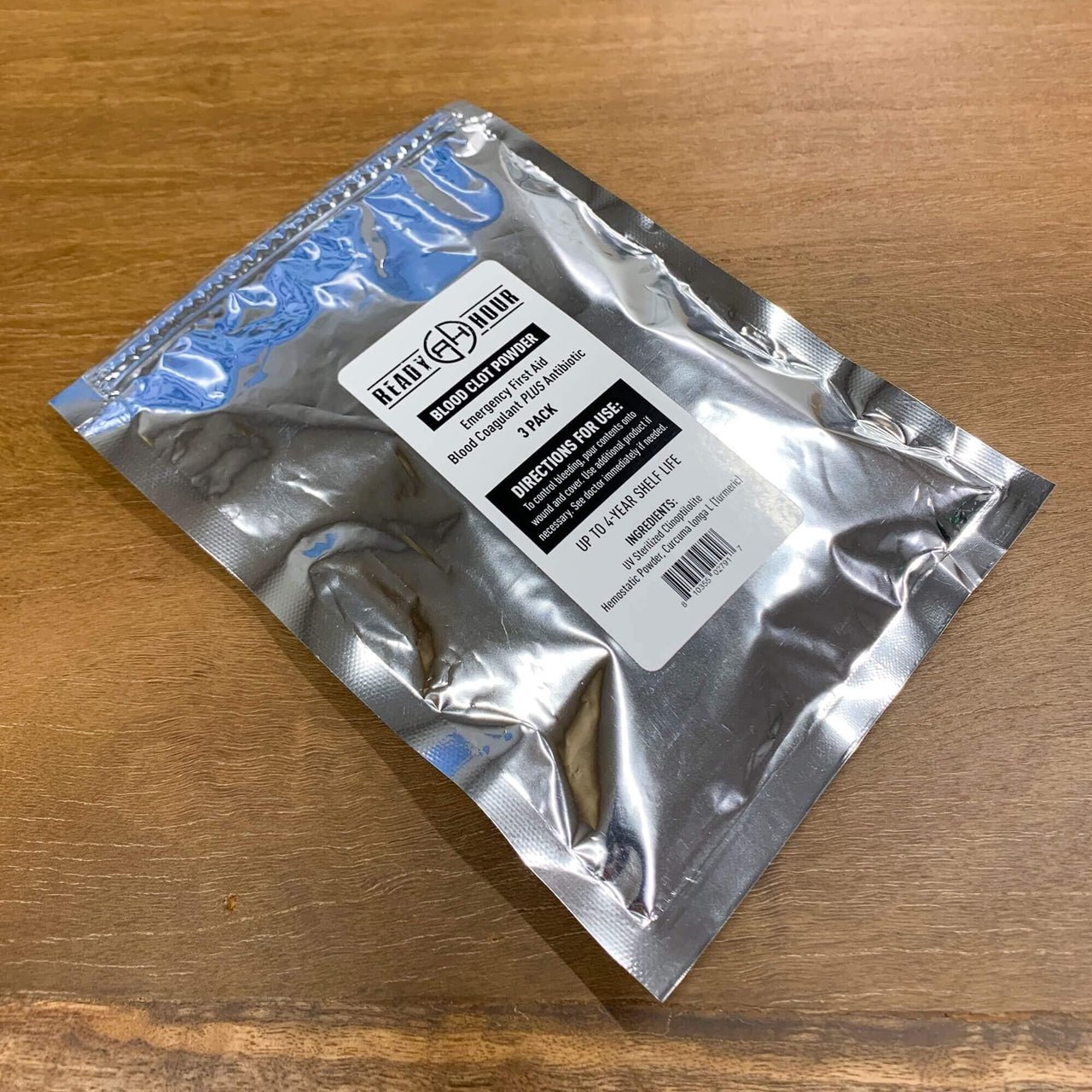 Ready Hour Blood Clot Powder (1 pkg. w/ 3 packs) - My Patriot Supply