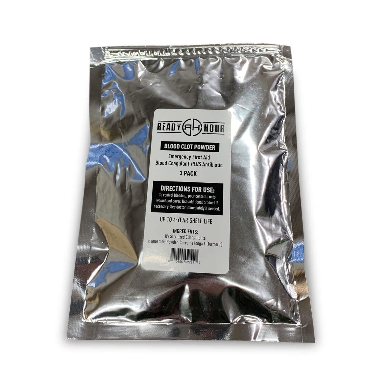 Ready Hour Blood Clot Powder (1 pkg. w/ 3 packs) - My Patriot Supply