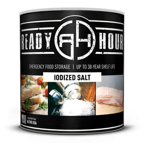 Iodized Salt #10 Can (5,895 total servings, 3-pack)