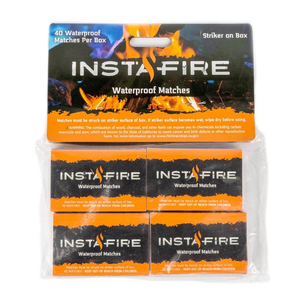 the waterproof matches included with the go-bag with ballistic panel by ready hour