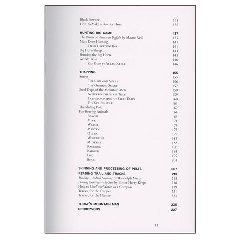 Image of Mountain Man Skills Book - Hunting, Trapping, Woodworking, More