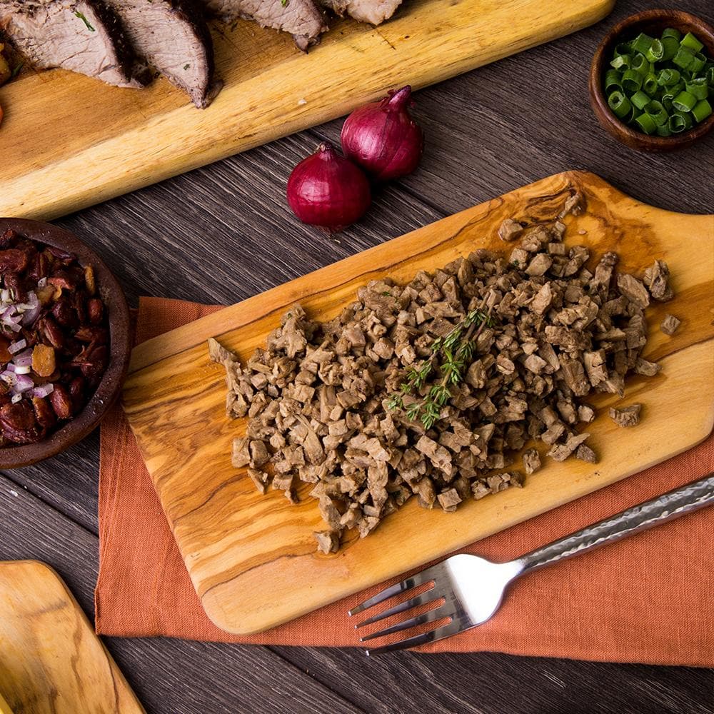 Freeze-Dried Beef Dices top down view