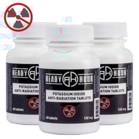 Thumbnail for Potassium Iodide Anti-Radiation Tablets (130 mg, 180 ct, 3-pack)