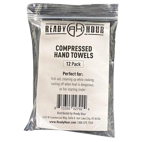 Ready Hour Compressed Disposable Hand Towels 12 pack My