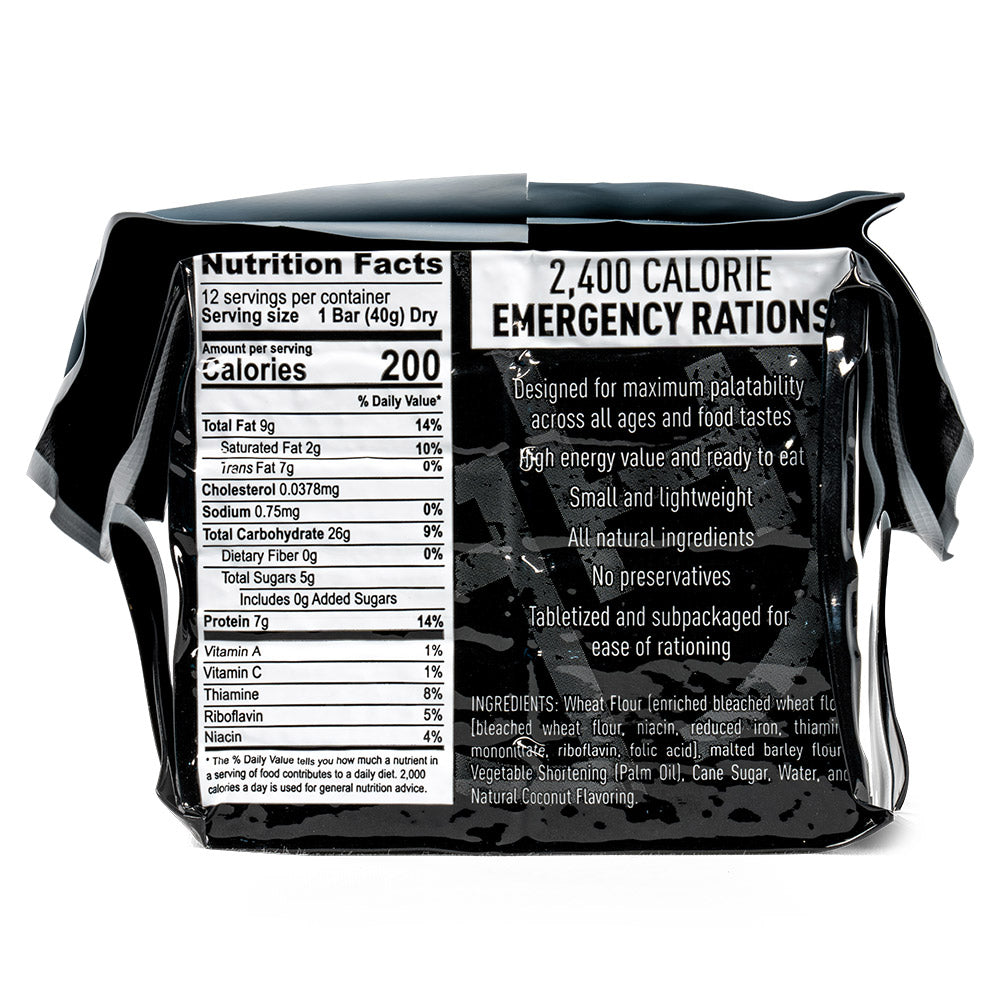 72,000 Calories Total Emergency Ration Bars by Ready Hour (30 packs, 30 day supply)